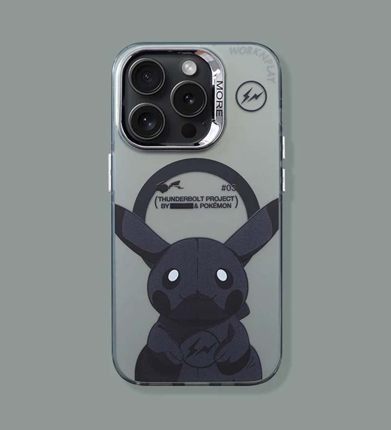 Rayquaza Gengar and Bulbasaur Bomb Elf Series Magnetic Phone Case