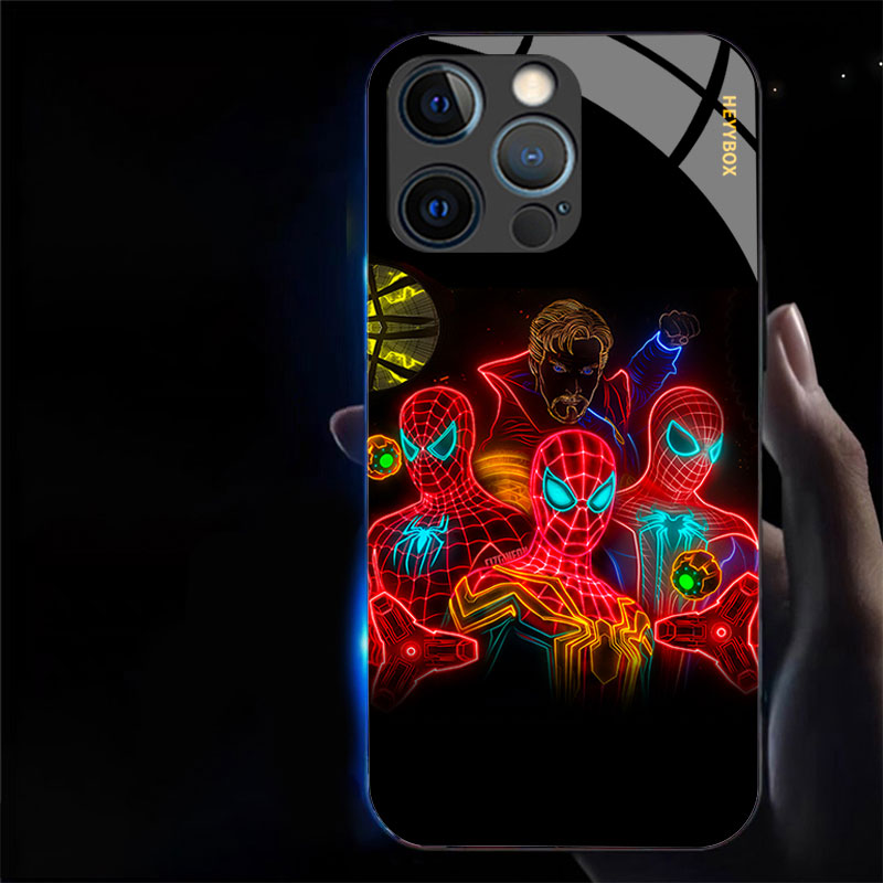 Spiderman  LED Glowing Phone Case