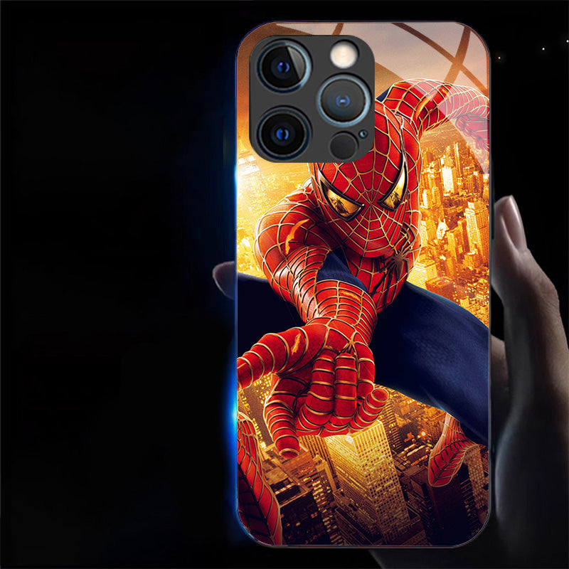 Spiderman  LED Glowing Phone Case