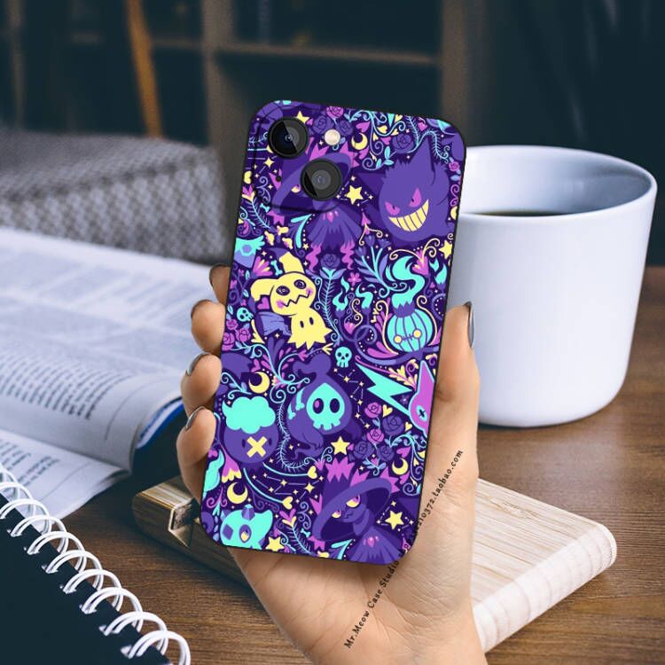 Original Bomb Elf Rayquaza Gengar and Bulbasaur Phone Case