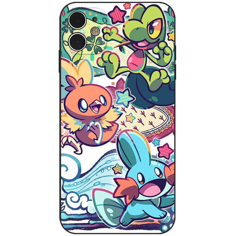 Original Bomb Elf Rayquaza Gengar and Bulbasaur Phone Case