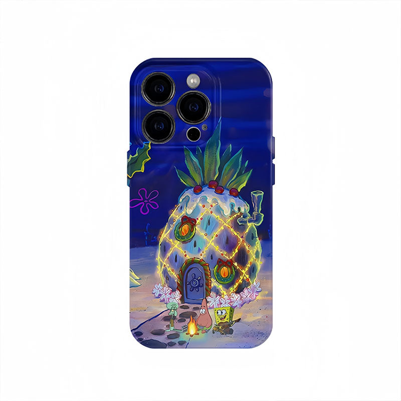 Bikini Bottom Background Fish Phone Case