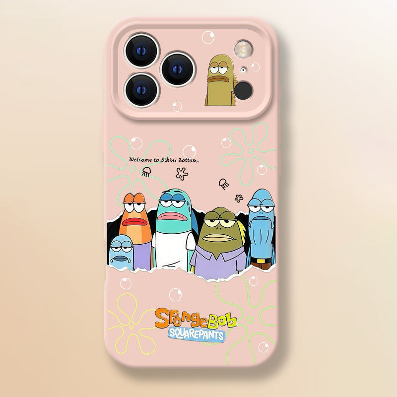 Bikini Bottom Background Fish Phone Case