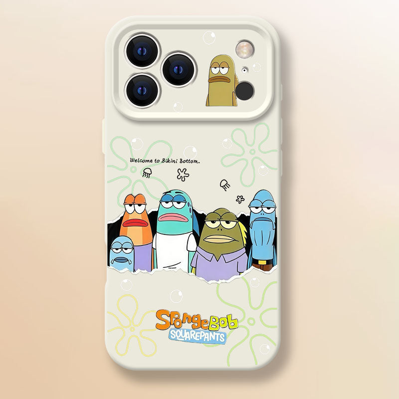 Bikini Bottom Background Fish Phone Case