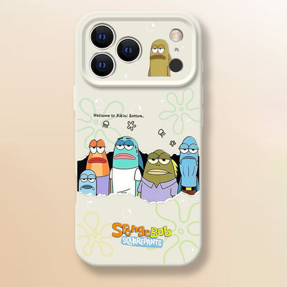 Bikini Bottom Background Fish Phone Case