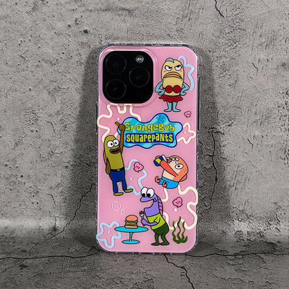 Bikini Bottom Background Fish Phone Case