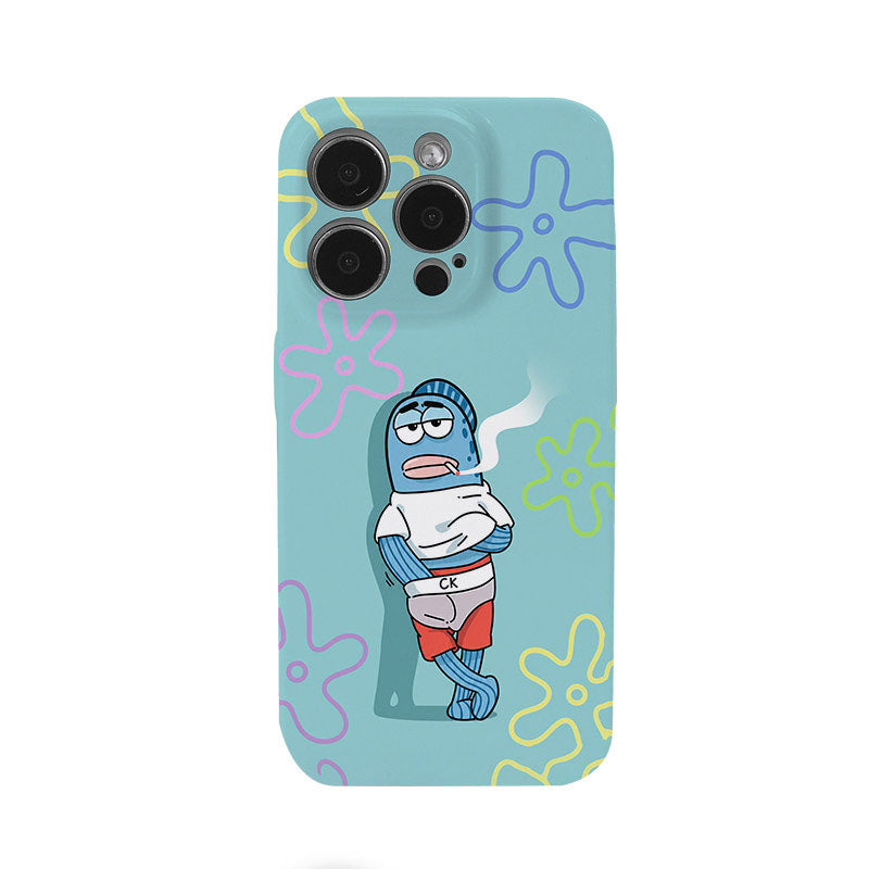 Bikini Bottom Background Fish Phone Case