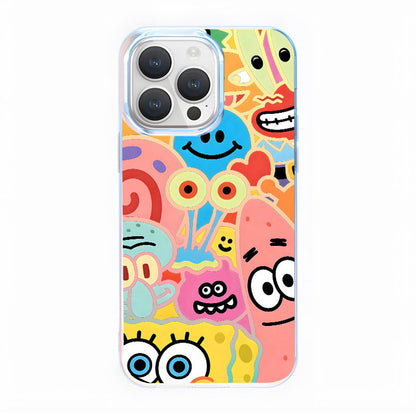 Bikini Bottom Background Fish Phone Case