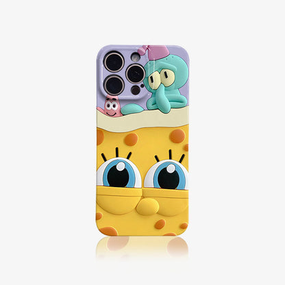 Bikini Bottom Background Fish Phone Case
