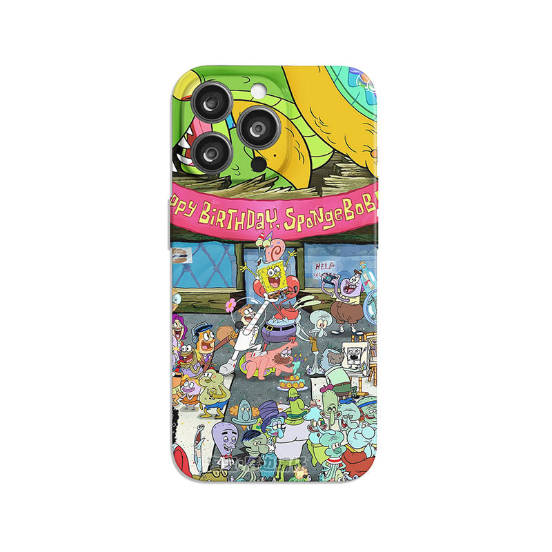 Bikini Bottom Background Fish Phone Case