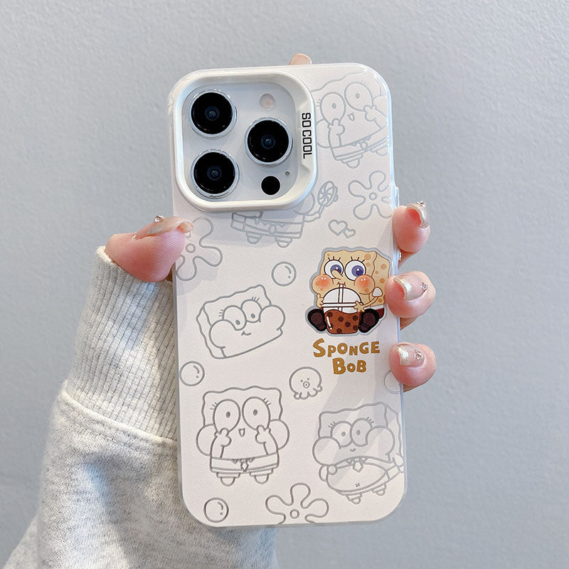 Bikini Bottom Background Fish Phone Case