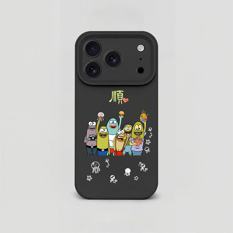 Bikini Bottom Background Fish Phone Case
