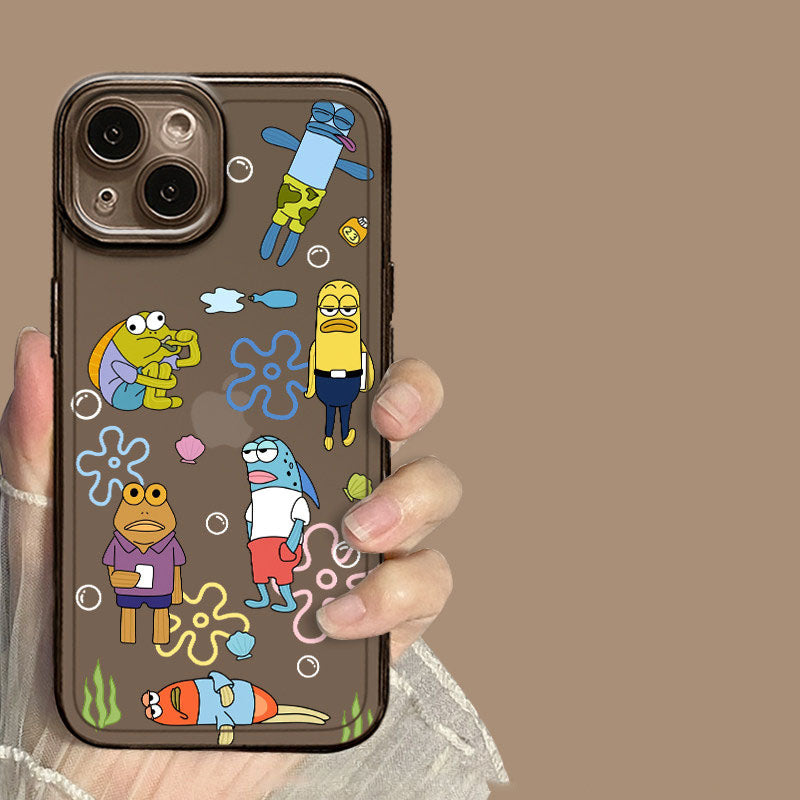 Bikini Bottom Background Fish Phone Case
