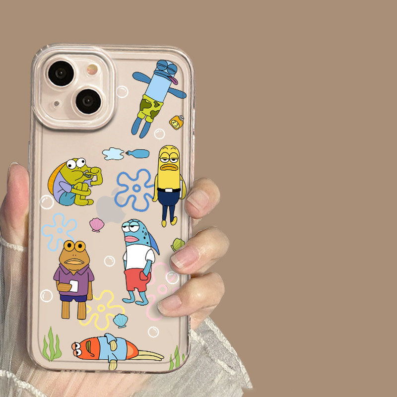 Bikini Bottom Background Fish Phone Case