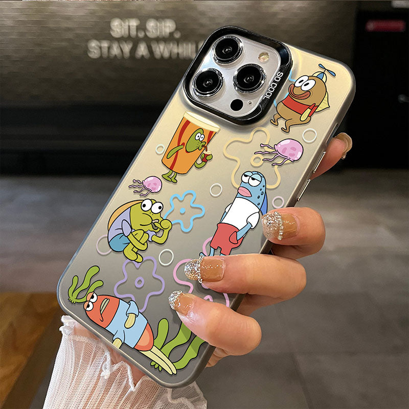 Bikini Bottom Background Fish Phone Case