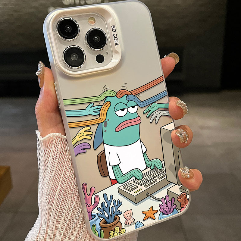 Bikini Bottom Background Fish Phone Case