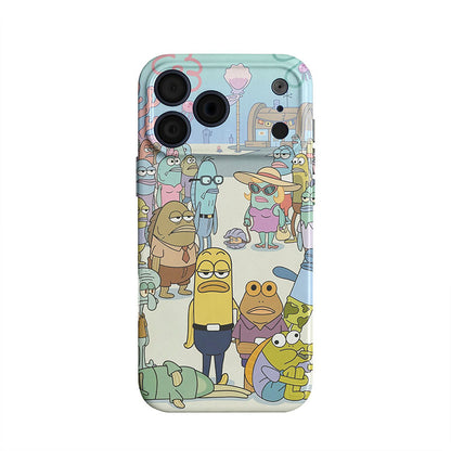 Bikini Bottom Background Fish Phone Case