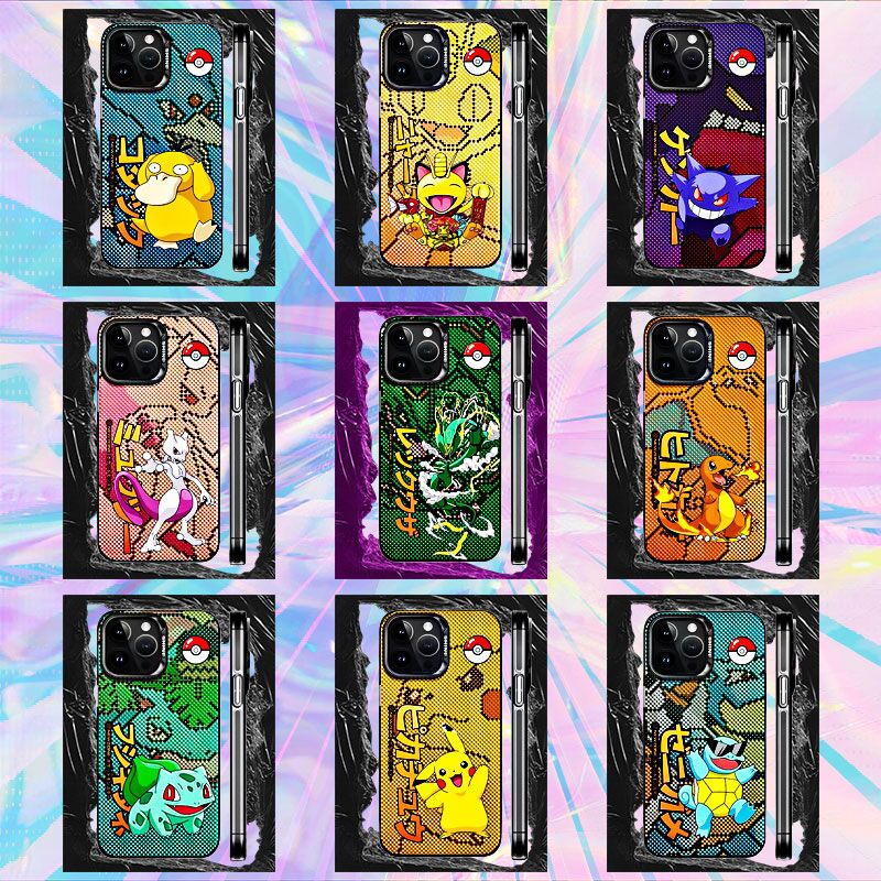 Original Bomb Elf Rayquaza Gengar and Bulbasaur Phone Case